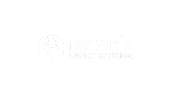 naramis Kassensysteme Logo mit Bestecksymbol