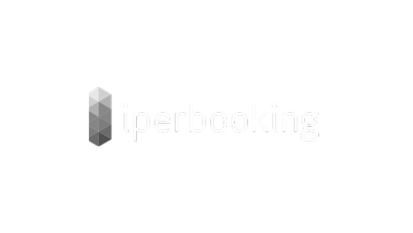 Logo von Iperbooking mit geometrischem Symbol